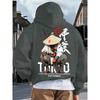 Men's Print Top Hooded Sweatshirt Casual Comfortable Hoodies Sweatshirts Men’s