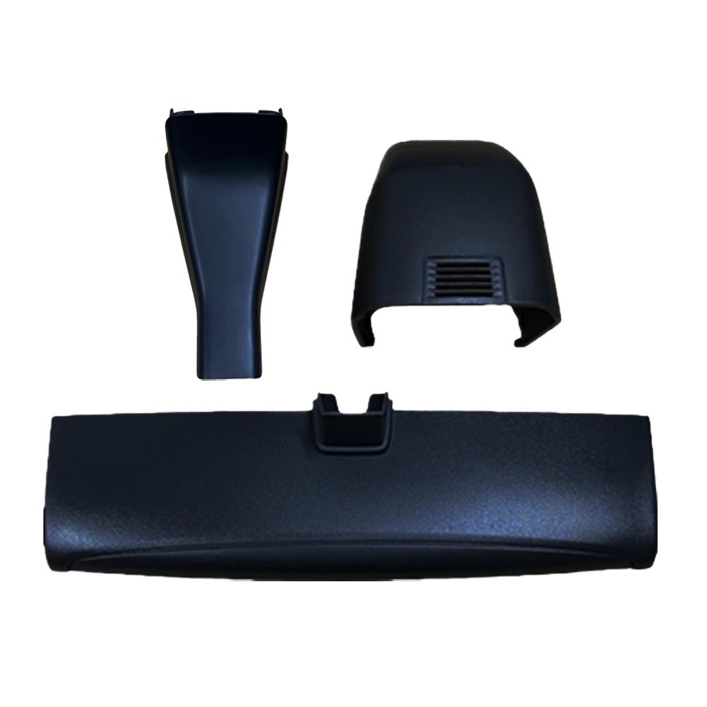 Interior Rear View Mirror Cover for Golf R32 2014-2026 Replaces 5G0867927A 5G0857593B 5G0858548B 3pc Plastic Trim Set