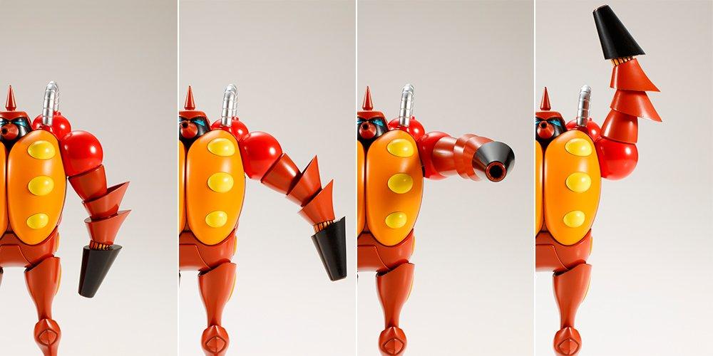 Kotobukiya New Android Casshern Model Boys Flame Throwing Robot Friend Mini Figure Included Height 120mm Plastic Model "Showa Club" Approx. Non-Scale