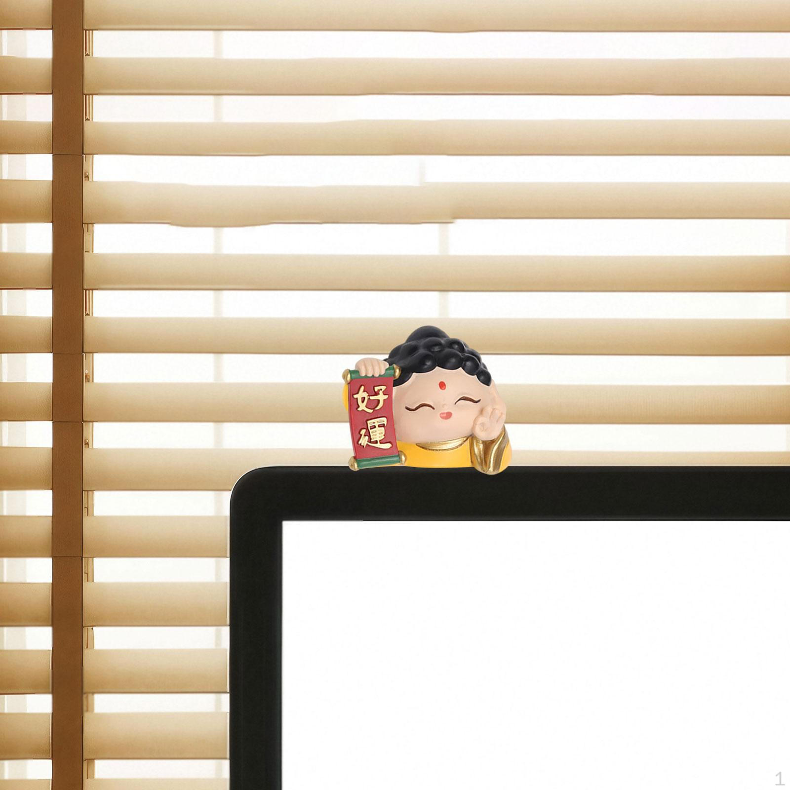 

Cartoon Chinese Immortal Figurine Car Board Decor Decorative Portable God Statue for жёлтый