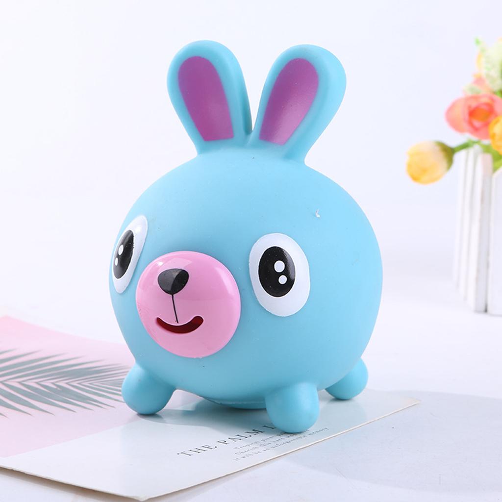 Talking Animal Ball Toy Jabber Ball Tongue Out Stress Relieve Soft Cute Tiger Pig Dog Stretch Ball Fun Squeeze Sensory Balls Toy