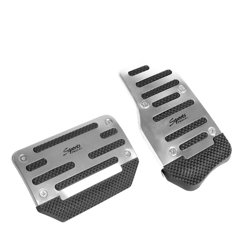 Universal Aluminum Automatic/Manual Transmission Car Pedal Cover Set Kit Anti Skid Pedal Brake Clutch Accelerator Pedals Covers