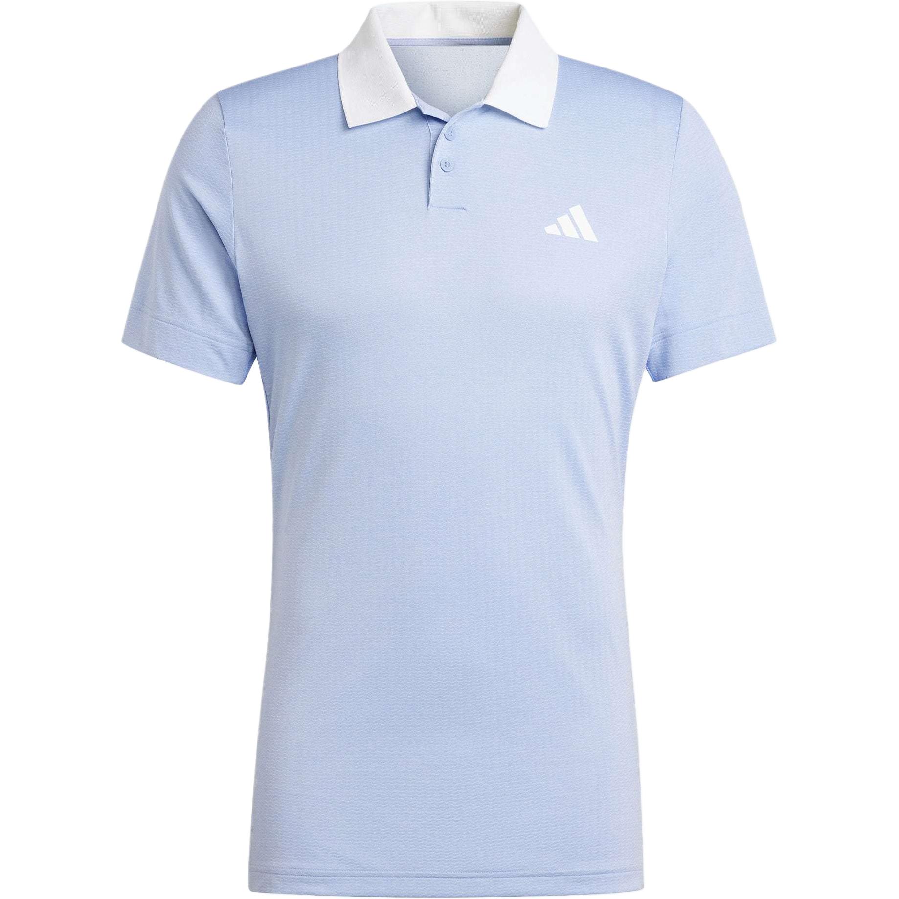 

Adidas Tennis Freelift Soft Comfortable Breathable Cool Sports Polo Shirt Men Tops Light-Blue IW6227 3XL
