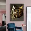 Pokemon Japanese Anime Peripheral Pikachu Charizard Giratina Wall Art Poster Decor Canvas PaintingModern Room Decorate Picture