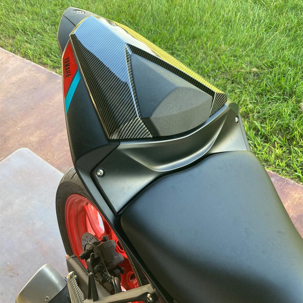 MT03 Seat Cover Cowl Rear Passenger Solo Pillion Fairing for Yamaha MT-03 2016 2017 2018 2019 2020 2021 MT 03 Accessories Carbon