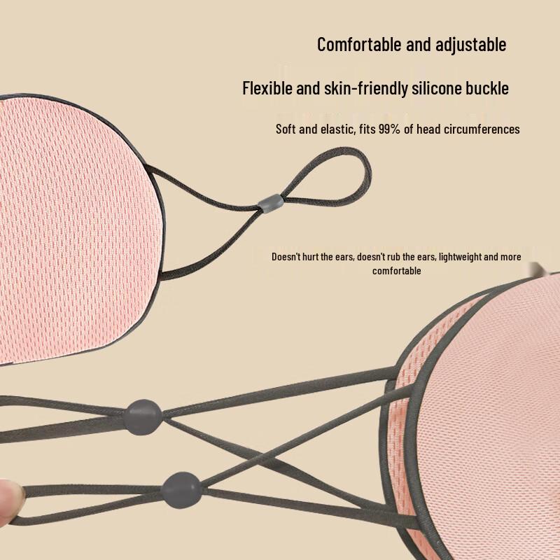 Reversible Sleep Eye Mask: Blackout, Warm & Cool Sides, Adjustable, Unisex, Breathable