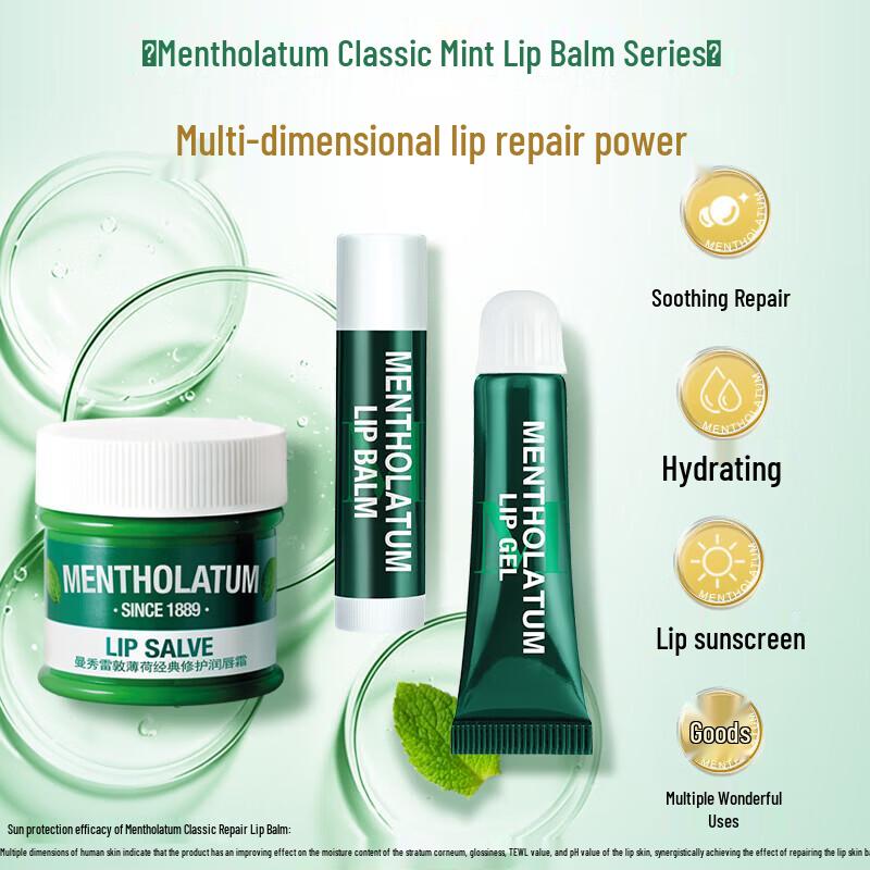 Mentholatum Classic Mint Repairing Lip Balm