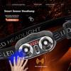 Portable LED Headlamp Strong Light 3 Lighting Modes Head Flashlight Adjustable Headband USB Rechargeable Sensor Headlamp