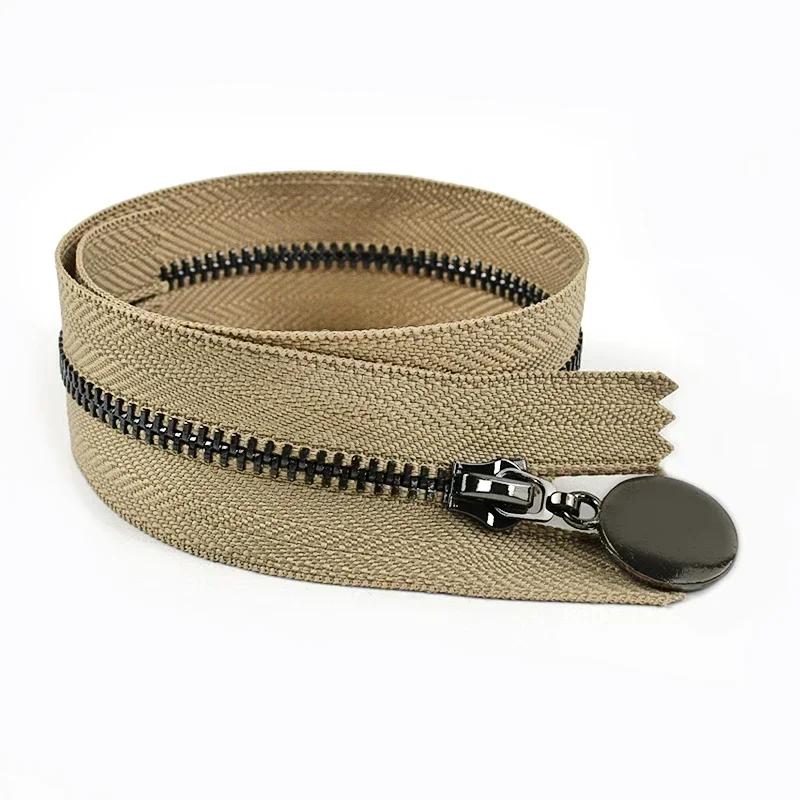 Meetee 3/5 Bucăți Kit de Reparație Fermoar Metalic #3 15-30cm Capăt Închis 40-70cm Capăt Deschis Fermoare pentru Buzunar Îmbrăcăminte Accesorii de Cusut