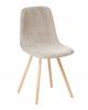 Husa Scaun Stil Scandinav Bej Cappuccino Catifea Elastică [21Ed]