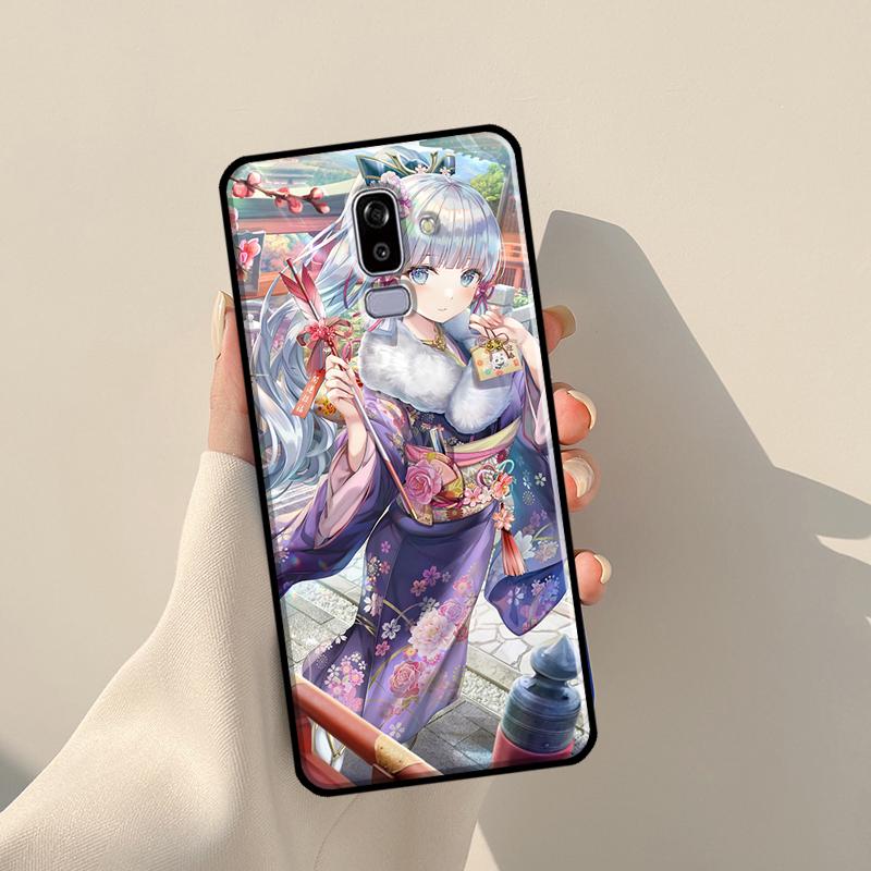 

Камисато Аяка Genshin ударный чехол для Samsung Galaxy J4 J6 Plus 2018 A6 A7 A8 A9 J8 J1 2016 A3 A5 J3 J7 J5 2017 чехол J7 2016 - J710
