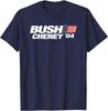 Tricou cu logo-ul campaniei electorale Bush Cheney 2004, Tricou, Unisex pentru bărbați și femei