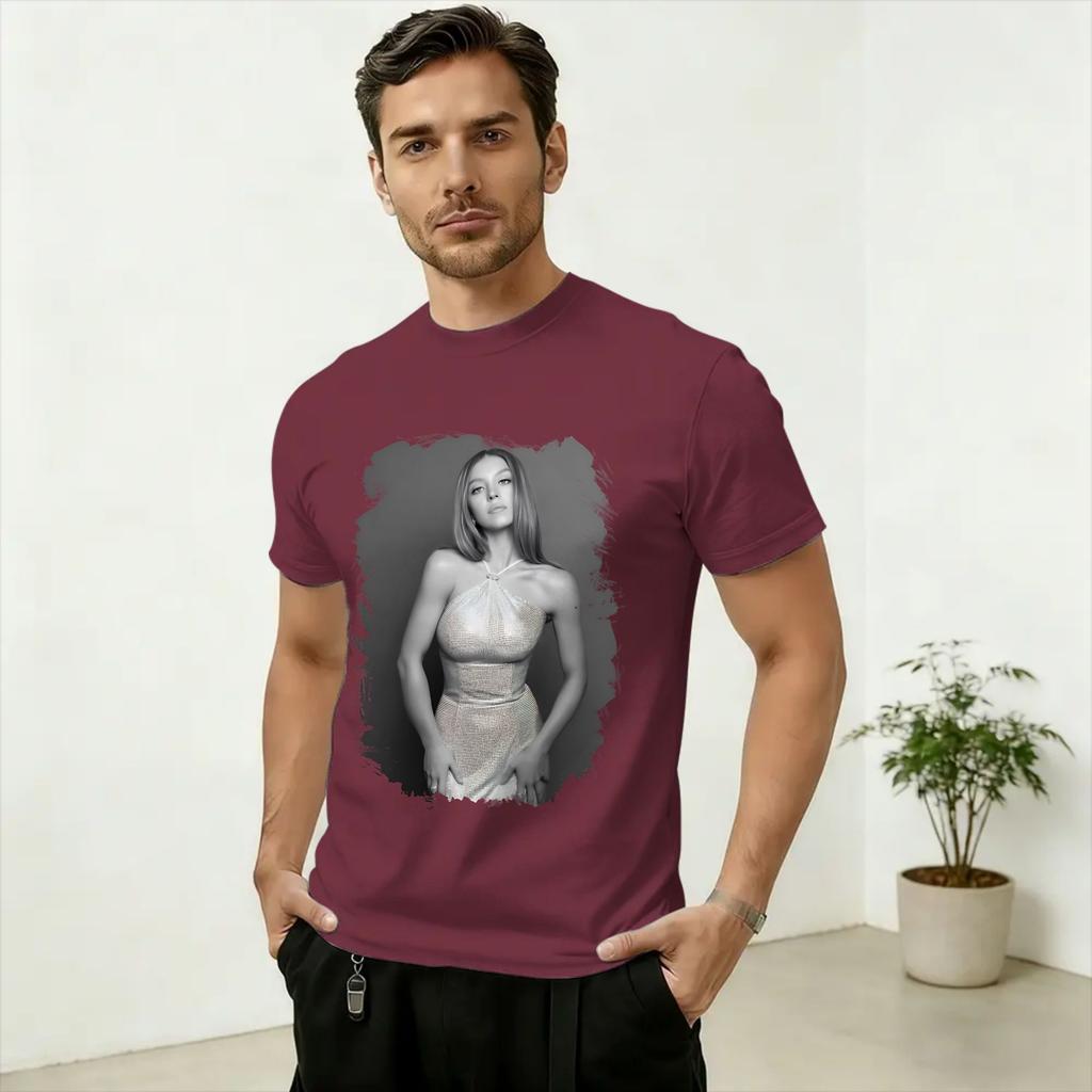 Streetwear T-Shirt Summer Sydney Sweeney Fashion T Shirts Cotton Tee Shirt for Unisex Y2K Funny Plus Size Short Sleeve Top Tees