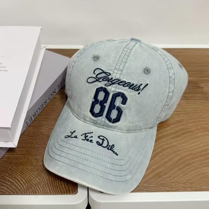 Streetwear Baseball Cap With Embroidered Letters For Casual Summer Outdoor Activities