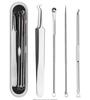 Stainless Steel Acne Needle Set: Blackhead Remover Tweezers & Squeezing Tools for Beauty Salon