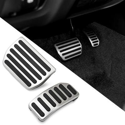 Stalen voetpedaal zonder boren, geschikt voor Volvo S60 V60 XC60 S80 S 60 AT automaat met gas- en remfunctie. Autoaccessoires.