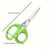 5-Layer Stainless Steel Kitchen Scissors - Versatile Onion and Vanilla Shredder for Barbecue and Indoor Use - Durable, Safe