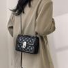 Womens Pu Crossbody Bag With Chain Strap And Cell Phone Pocket For Daily Use