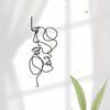 Handcrafted Wrought Iron Wall Art Metal Sculpture for Living Room Decor Restaurant Background