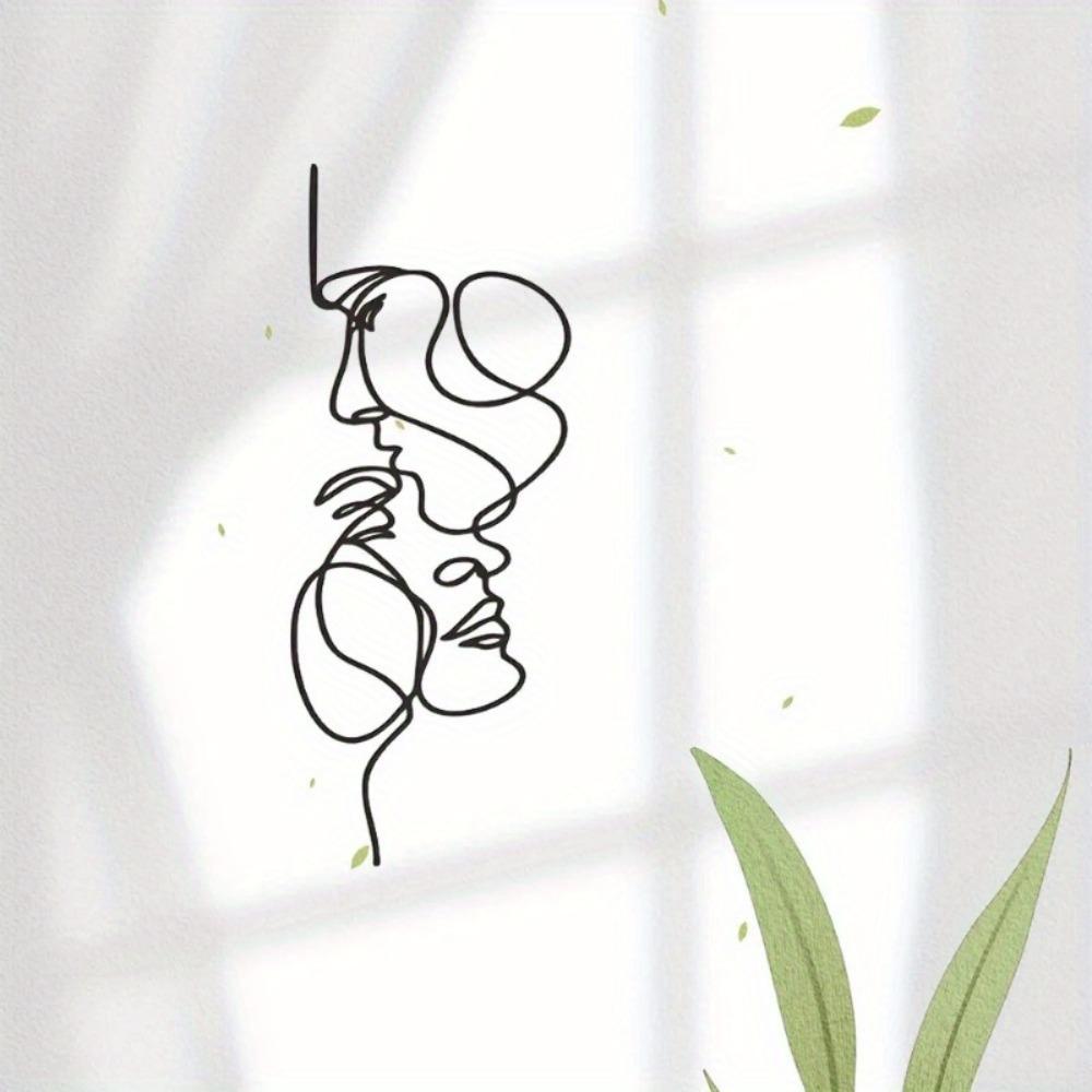 Handcrafted Wrought Iron Wall Art Metal Sculpture for Living Room Decor Restaurant Background