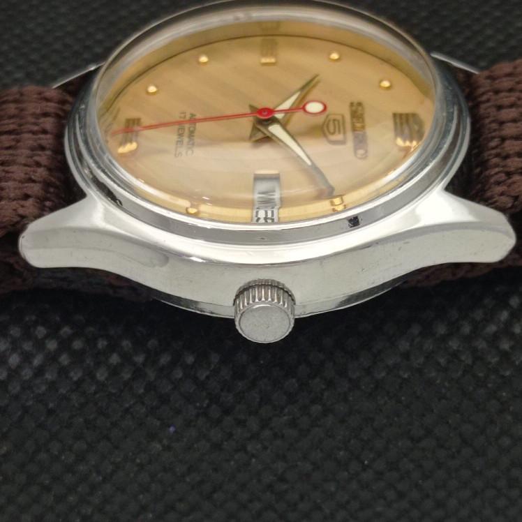 USED VINTAGE SEIKO 5 AUTO 6309A JAPAN MENS ORIGINAL DIAL WATCH 608i-a316915-2 SKU608i-a316915