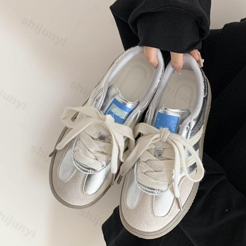 Fashion Autumn Women Casual Shoes 2025 New Comfortable Anti Slip Outdoor Sports Shoes Lace Up Platform Vulcanized Shoes Zapatos Mujer