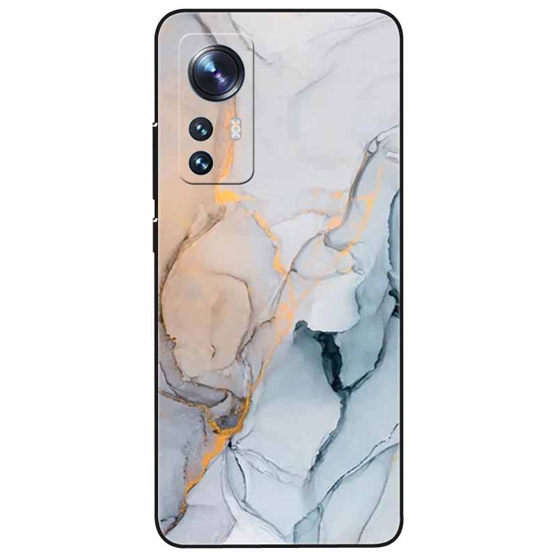 For Xiaomi Redmi Note 12s Case 12 S Soft Black Silicone Cool Marble TPU Funda Para for Redmi Note 12S 2023 Shockproof Note12s