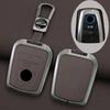 Alloy+Leather Car Key Cover Case Protector Shell Holder Fob for BMW I3 I8 Series Keyless Remote Car Styling Keychain Accessroies