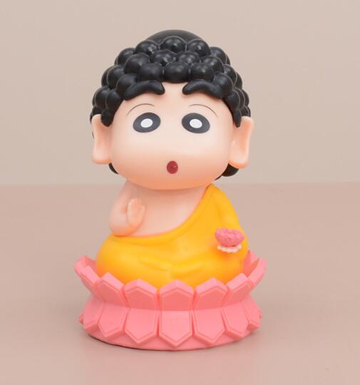 

2 Signs Crayon Shin-chan cos Lord Buddha Симпатичные аниме-фигурки-игрушки B