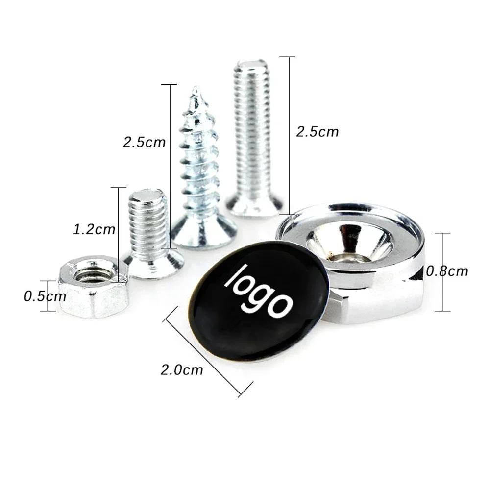 1Set Alloy Car License Plate Screws Nult Bolts For Subaru WRX BRZ DRL XV STI Outback Legacy Forester Impreza Tribeca Decoration PP222