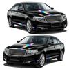Bande réfléchissante Autocollant latéral de voiture Autocollants de sport de course Décorations cool pour voiture