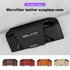 Leather Car Visor Glasses Case For BYD Song Plus Sealion 6 Seal U Tang L Dmi EV F3 I3 S7 G3 M6 L3 Seagull Sunglasses Holder Box