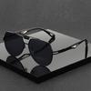Vintage Polarized Polit Okulary Przeciwsłoneczne Męskie Klasyczne Podwójny Mostek Gradientowe Soczewki Modna Retro Marka Projektant Zewnętrzne Okulary Przeciwsłoneczne