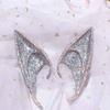 Ear Cuff Jewelry Glitter Latex Ears Angel Elf Ears Women Cosplay Accessories Imitation Makeup Props