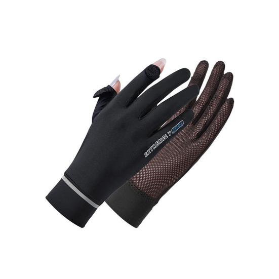 1 Paar Sonnenschutzhandschuhe, verschleißfest, superweich, atmungsaktiv, UV-beständig, Vollfingerhandschuhe für das Reiten im Freien, Sportzubehör