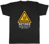 RetireUnisext Warning Retired Knows Everything Unisexs Unisex TShirt Tee Gift