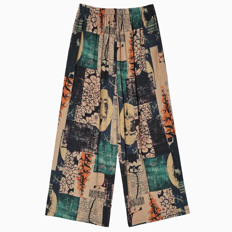 Women's Plus Size Printed 2-Piece Set – Casual Short Sleeve Summer Outfit (XL-5XL)