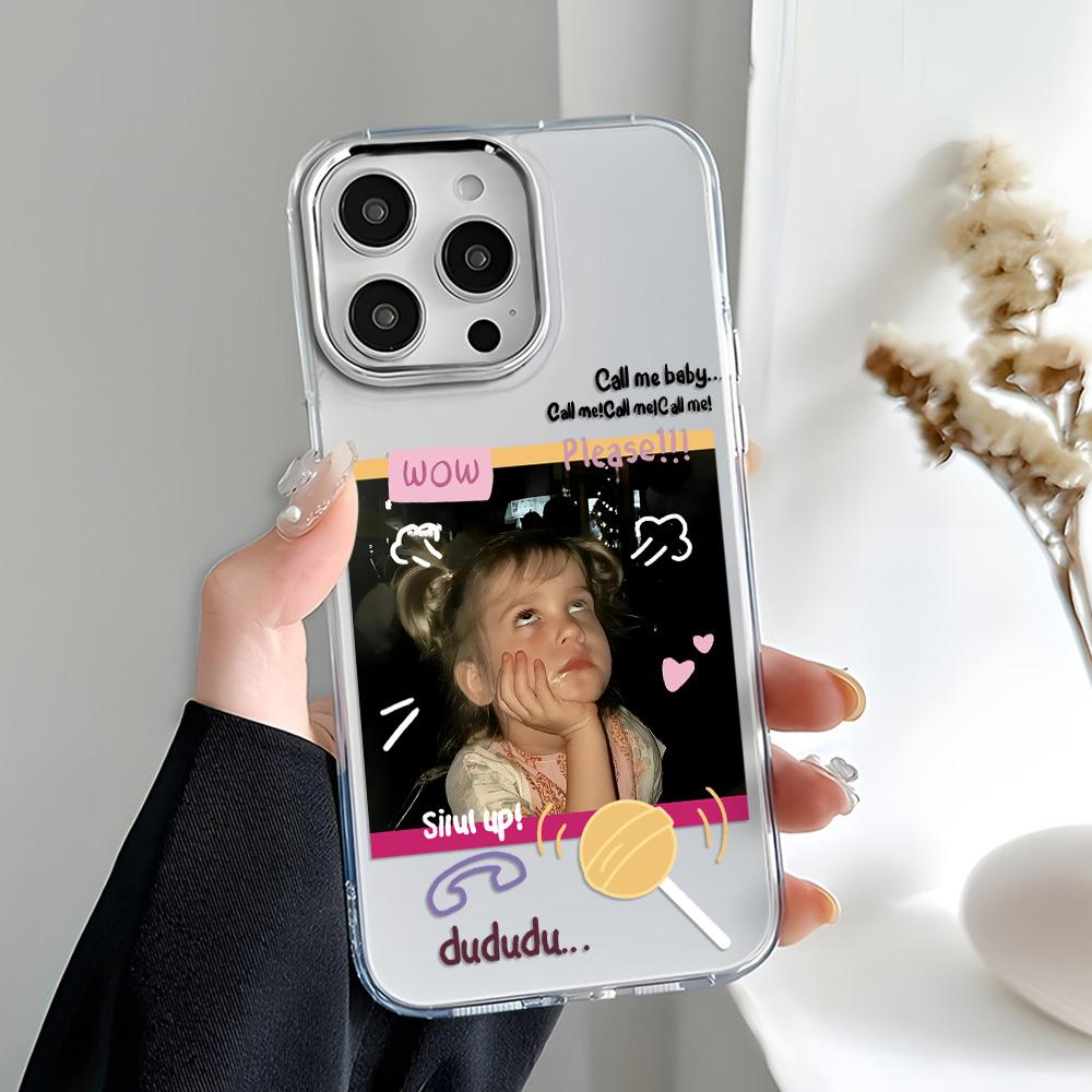 Capa de telefone transparente para iPhone 11 12 13 iPhone 13 14 15 Pro 15 16 Pro Max Samsung A15 A16 A25 A26 A55 A56 S25 S24 S22 S23 Ultra S25 Edge