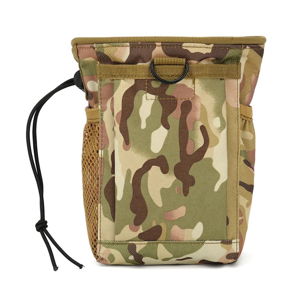1Pc Outdoor 3-5L Tactical Molle 800D Nylon Dump Drop Pouch Recycle Travel Waist Pack Ammo Bags Airsoft Accessories Bag Pouches