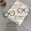 Luxury Oversized Anti Blue Light Men Women Glasses Diamond Studded Square Eyeglasses Computer Goggles Eyewear Glitter Frame YSX