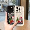 Phone Case: 2D Flat Design Suitable for iPhone 18 17 16 15 14 13 Pro Protective Case, Unisex, Santa Claus, Christmas and Halloween Gift