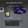 Ultra-Thin Bluetooth Keyboard: Silent, Portable, Compatible with Laptops, Tablets, and Phones