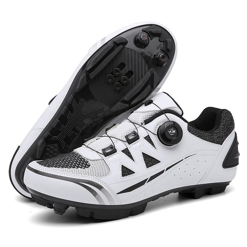 New Road Self-locking Cycling Shoes Hard-soled Mountain Bike Shoes Help Bicycle Lock Shoes Men's Riding