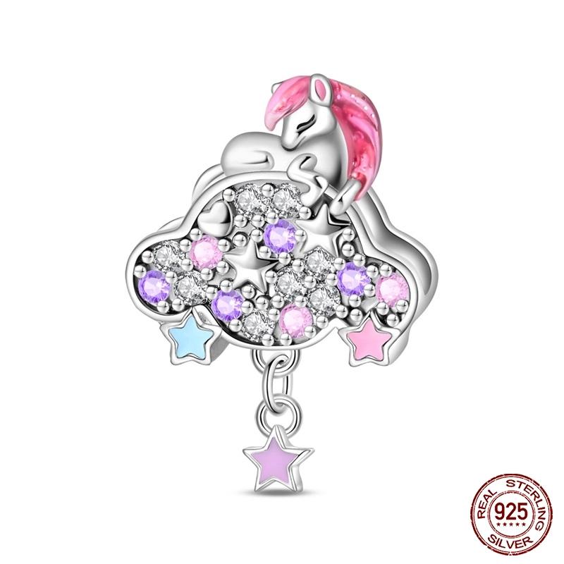 New Copper Cactus Flower Bird Bear Pony Bag Charms Beads Fit Charms Brand Original Bracelet Diy Fine Jewelry Gift