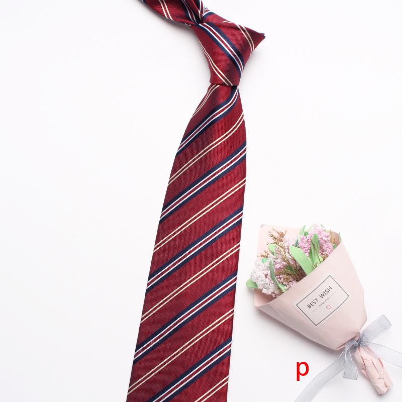 Business Dress Suit Tie Men'S Polyester Red Wedding Tie