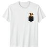 Terrier Dog In Pocket Animals Dogs Unisexs TShirt Unisexs Tee Graphic Unisex Top