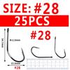 50/25PCS Multiple Purpose High Carbon Steel Fish Hook Nmyph Fly Sabiki Rig Hook Carp Fishing Hook Saltwater Jig Lure Hooks