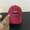 Adjustable Cotton Letter Embroidery Baseball Hat For Men And Women In All Seasons