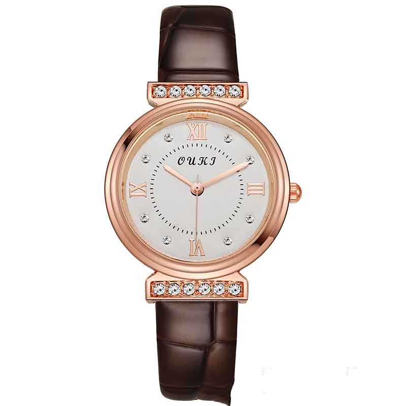 Nové módní personalizované jednoduché hodinky Set Dámské hodinky Butterfly Digital Belt Watch