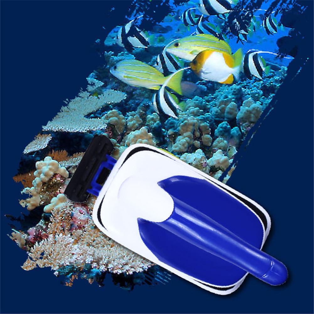 Aquarium Practical Floating Magnetic Brush Fish Tank Glass Algae Scraper Aquarium Window Cleaning Tool Cleaner Magnets Brush